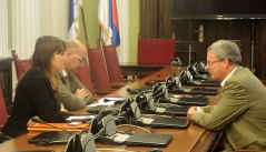 24 September 2014. The Foreign Affairs Committee Chairperson meets with the Austrian Ambassador in Belgrade